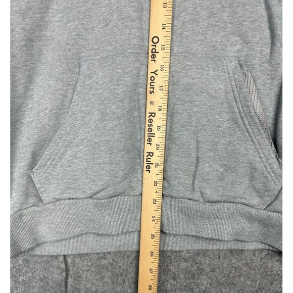 MLS‎ Portland Timbers Adidas Hoodie Mens M Gray Fleece Pullover Soccer - Picture 10 of 11